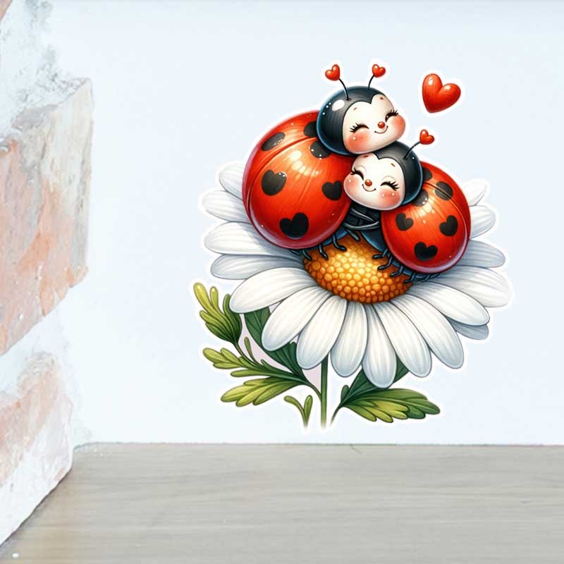 Nette Marienkäfer Wand Aufkleb – Pvc Panel Background Bewertung und Preis